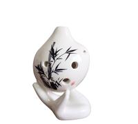 Ocarina Strumento Musicale Portatile Bend Six Hole Alto AC Tune Ocarina(Bamboo)