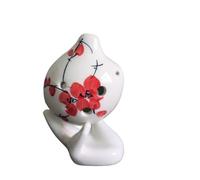 Ocarina Strumento Musicale Portatile Bend Six Hole Alto AC Tune Ocarina(Plum Blossom)