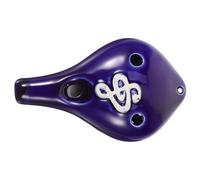 Ocarina Strumento musicale portatile in ceramica for principianti, for adulti, piccolo (Color : Dark Blue)