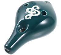 Ocarina Strumento musicale portatile in ceramica for principianti, for adulti, piccolo (Color : Green)