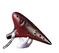 Ocarina Strumento Ocarina Contralto In Do Maggiore A 12 Fori Per Principianti Adatto Agli Amanti Della Musica(Smoked)