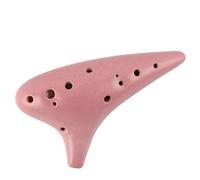 Ocarina Strumento Ocarina Professionale A 12 Fori Contralto C 12AC Crack(Pink)