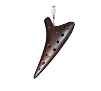ocarina Strumento per ocarina SC retro affumicato Chiave acuti C a 12 fori grande lacca affumicata xun di qualità professionale
