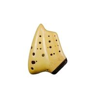 Ocarina Tripla Tono Alto G Ocarine In Ceramica Strumenti Musicali Professionali Offerte Accessori Strumenti Ocarina (Color : Yellow)