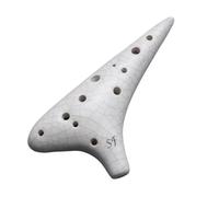 Ocarina Triple Ceramic Ocarina Strumenti Musicali Accessori Professionali Flauto Traverso 1 Foro Per Principianti (Color : 01)