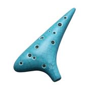 Ocarina Triple Ceramic Ocarina Strumenti Musicali Accessori Professionali Flauto Traverso 1 Foro Per Principianti (Color : 02)