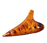 Ocarina Voor Beginners Ocarina Alto C 12 Fori Strumento Musicale Professionale(Amber)