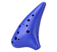 Ocarine Flauto in plastica ecologica verde Ocarina contralto a 12 fori, adatto for principianti adulti e bambini, strumento da gioco facile da imparare Decorazioni per la casa