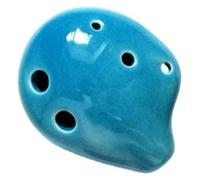 Ocarine Mini Ocarina in ceramica portatile a 6 fori Soprano C Ocarina Strumento da gioco for bambini Studente Regalo di compleanno for principianti Classico
