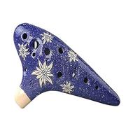 Ocarine Ocarina 12 fori Alto C Ocarina Strumento da gioco adatto a principianti Amanti della musica Strumento musicale Classico(Blue)
