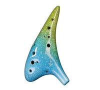 Ocarine Ocarina 12 fori Alto C Tuning Ac Resina ambientale Ocarina in plastica for imparare i principianti Decorazioni per la casa