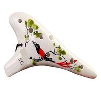 Ocarine Ocarina 12 fori G-Tune acuto Ocarina Strumento musicale popolare Ocarina adatto ai principianti Classico