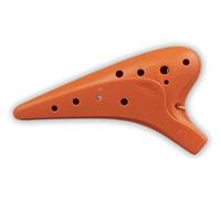 Ocarine Ocarina 12 fori resina tono medio C Ac Ocarina strumento da gioco strumento portatile for adulti for studenti Classico(Orange)