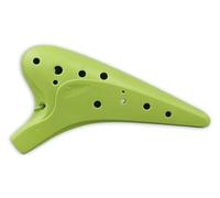 Ocarine Ocarina 12 fori resina tono medio C Ac Ocarina strumento da gioco strumento portatile for adulti for studenti Gente(Green)