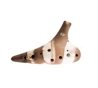 Ocarine Ocarina 12 Fori Strumenti Musicali Cottura Strumento Ocarina Professionale In Ceramica Dolomite Fatta A Mano (Color : Soprano F)