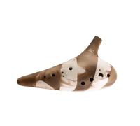 Ocarine Ocarina 12 Fori Strumenti Musicali Cottura Strumento Ocarina Professionale In Ceramica Dolomite Fatta A Mano (Color : Bass C)