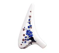 Ocarine Ocarina 12-Hole Mid-Tone C Ocarina Strumento musicale da riproduzione professionale Adatto a principianti e adulti Raccoglie