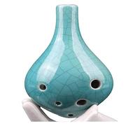 Ocarine Ocarina 6-Hole Alto C Ac Ocarina Strumento da gioco for bambini Design portatile della scanalatura del foro for le Principiante che gioca Insegnamento Gente (Color : Blue, Size : 11 * 6.5cm)