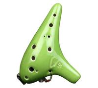 Ocarine Ocarina a 12 fori Midrange Ac Ocarina in ceramica Strumento da gioco Compagno perfetto for i viaggi principianti di bambini adulti Classico