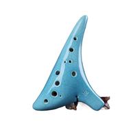 Ocarine Ocarina a 12 fori tono medio Ocarina Entry strumento da gioco professionale for studenti principianti adulti regalo for la scuola di compleanno Classico(Blue)