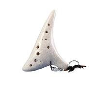 Ocarine Ocarina a 12 fori tono medio Ocarina Entry strumento da gioco professionale for studenti principianti adulti regalo for la scuola di compleanno Gente(Blanc)