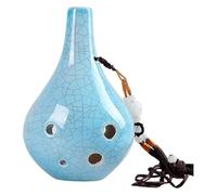 Ocarine Ocarina a 6 fori Ac verticale Ocarina in ceramica con tono medio tono C for professionisti Principianti Strumento musicale for studenti adulti Classico
