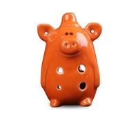 Ocarine Ocarina a 6 fori Mini Ocarina creativa a forma di maiale carino for principianti Regalo di compleanno for bambini for la scuola di Natale Gente(Orange)