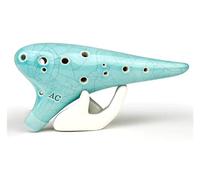Ocarine Ocarina Alto C 12 azzurra for principianti che insegnano l'ocarina a suonare uno strumento musicale, regalo di compleanno for le vacanze Classico