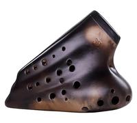 Ocarine Ocarina Alto C Strumento da gioco professionale for ocarina adatto a studenti principianti adulti for suonare e insegnare Gente (Color : Brown, Size : 17 * 12cm)