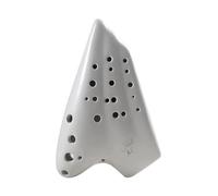 Ocarine Ocarina Alto C Strumento da gioco professionale for ocarina adatto a studenti principianti adulti for suonare e insegnare Gente (Color : Blanc, Size : 17 * 12cm)