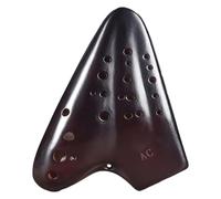 Ocarine Ocarina Alto C Tune Ac Ocarina professionale a tre tubi affumicata adatta for strumenti da gioco professionali for adulti principianti Classico