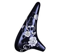 Ocarine Ocarina classica a 12 fori Alto Ac Ocarina Strumento da gioco adatto a studenti e adulti for giocare a regali Classico(Blue)