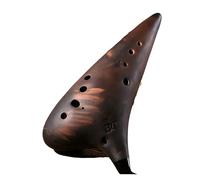 Ocarine Ocarina Di Sabbia Viola 12 Fori Contralto AC Performance Professionale BC AF AGSCSFSG Tune Set Di Sette Strumenti Per Principianti (Color : BC key)