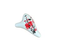Ocarine Ocarina Dipinta A Mano Con Chiave SC Acuta A 6 Fori Ocarina Strumentale A 6 Fori Adatta Ai Principianti (Color : 02)