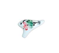 Ocarine Ocarina Dipinta A Mano Con Chiave SC Acuta A 6 Fori Ocarina Strumentale A 6 Fori Adatta Ai Principianti (Color : 01)