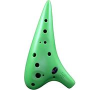 Ocarine Ocarina in plastica anti-caduta a 12 fori for principianti in Do alto (AC), gli studenti si esercitano con strumenti a fiato in stile sottomarino, borsa in tessuto + cordino + protezione for b