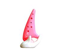 Ocarine Ocarina In Resina A 12 Fori In Chiave SC Ocarina In Plastica Con Tonalità Acuta A Dodici Fori In Chiave DO Gli Studenti Suonano Strumenti Musicali (Color : Pink)