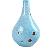 Ocarine Ocarina in terracotta a 6 fori in do alto a forma di vaso creativo, strumento a fiato for principianti smaltato a mano incrinato, regali for la famiglia, decorazioni squisite