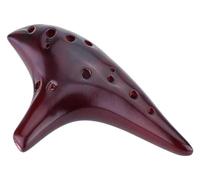 Ocarine Ocarina Ocarina Alto C in ceramica a 12 fori che suona uno strumento musicale affumicato con spartiti for principianti Classico