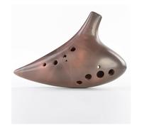 Ocarine Ocarina Purple Clay Strumenti Musicali Redware In Ceramica Dolomite Fatti A Mano Professionali Ocarina 12 Fori (Color : Alto F)