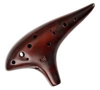 Ocarine Ocarina Unbreakable Dolomite Ocarina Strumento musicale a 12 fori Alto C Ocarina Principiante Strumento musicale squisito Decorazioni per la casa