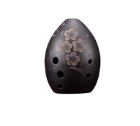 Ocarine Ocarina Vintage Black Clay 8 Fori Strumento Intagliato a Mano Strumento Ocarina in Ceramica for Bambini Ocarina Principiante (Colore : B) Raccoglie