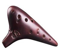 Ocarine Ocarine Affumicate 12 Fori Soprano F Ocarina Suonare Strumento Prestazioni Dito Foro Scanalatura Design Principiante Suonare Insegnamento Raccoglie