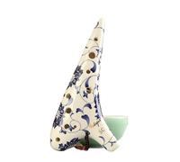 Ocarine Ocarine in porcellana bianca e blu professionale 12 fori Alto C for principianti Ocarine for studio autonomo Strumento for performance Classico (Color : Blanc, Size : 18 * 11cm)