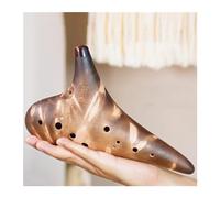 Ocarine Ocarine Ocarina portatile a 12 fori Alto F adatta a principianti Strumenti da gioco professionali for adulti Decorazioni per la casa(Noir)