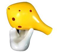 Ocarine Ocarine Ocarine in resina a 6 fori Alto C che suonano strumenti musicali adatti a studenti adulti for iniziare a esercitarsi Gente (Color : Yellow, Size : 7 * 5 * 10cm)