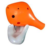 Ocarine Ocarine Ocarine in resina a 6 fori Alto C che suonano strumenti musicali adatti a studenti adulti for iniziare a esercitarsi Gente (Color : Orange, Size : 7 * 5 * 10cm)