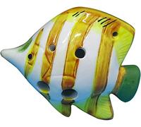 Ocarine Principiante for imparare il tweeter a 4 fori in ceramica piccola ocarina, strumenti a fiato for l'intrattenimento a forma di animale marino del fumetto creativo, regalo unico(7)