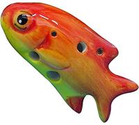 Ocarine Principiante for imparare il tweeter a 4 fori in ceramica piccola ocarina, strumenti a fiato for l'intrattenimento a forma di animale marino del fumetto creativo, regalo unico(8)