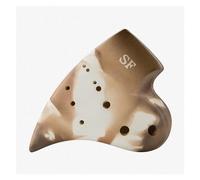 Ocarine Strumenti Musicali Progressivi A Tre Canne Ocarina Strumento Musicale Professionale In Ceramica Dolomite Fatta A Mano (Color : Six Holes SF)
